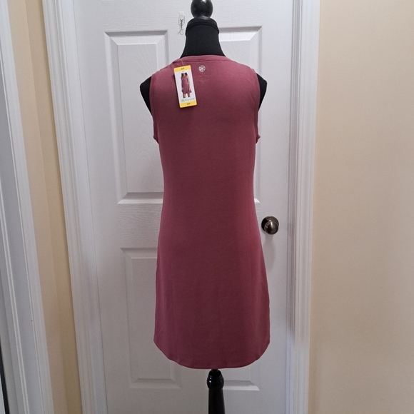 ❤️ New! Gaiam Pink Dress Tank Style Women's Small Soft Casual Knit Dress - Picture 6 of 11